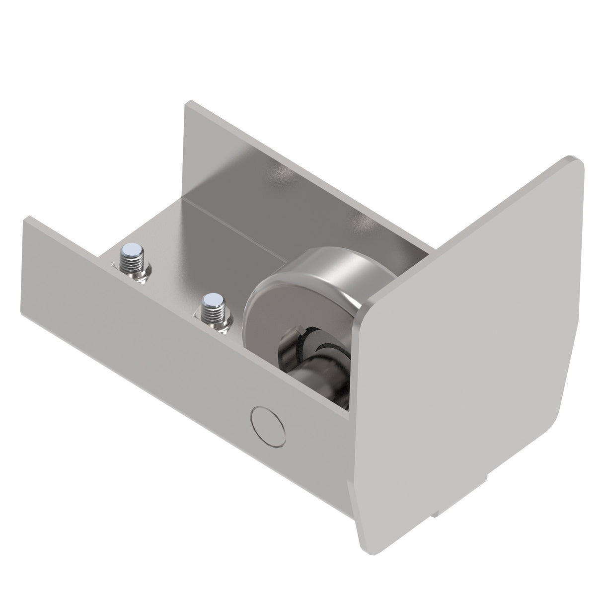 Kolečko dojezdové 136x142 do profilu s krytkou Zn,