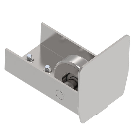 Kolečko dojezdové 136x142 do profilu s krytkou Zn,