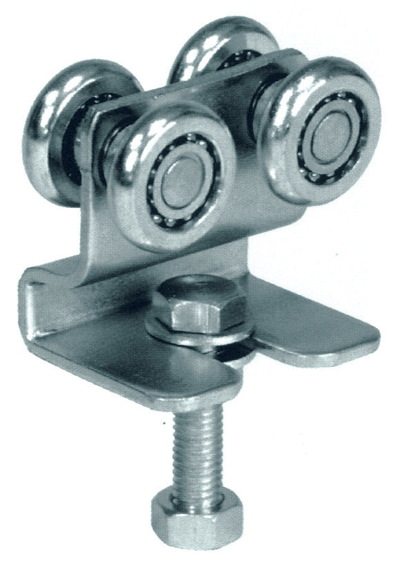 Vozík závěsný čtyřkolový Zn, profile 33x34mm