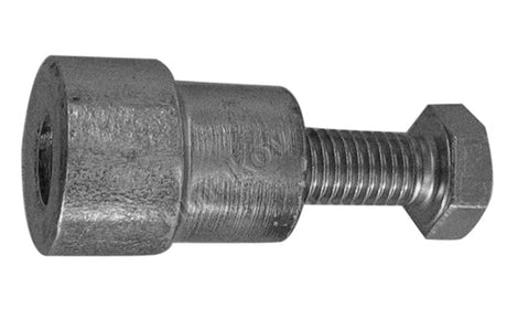 Kovový držák, úchyt pro hřebeň - posuvne brány Zn,