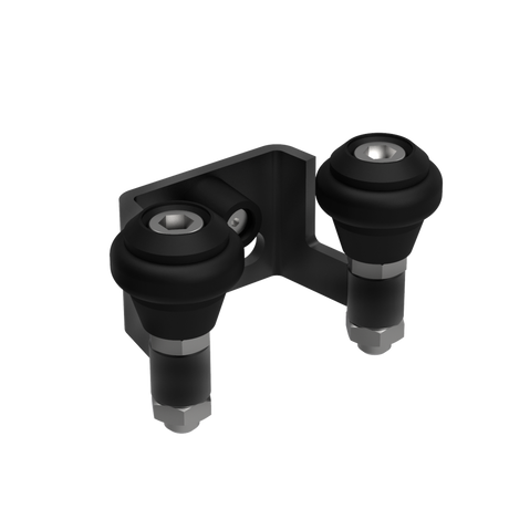 Horní doraz, Zn, profile 40mm, černý