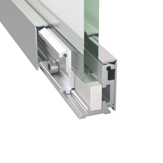 Svěrný al profil-3m s krycí lištou COM