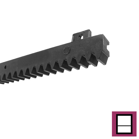 Hřeben plastový PVC+Fe,27x18mm,L1m,max 700kg