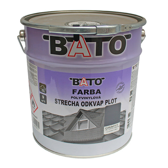 Barva polyvinylová, grafit RAL7024 satin 6,3kg(5L)