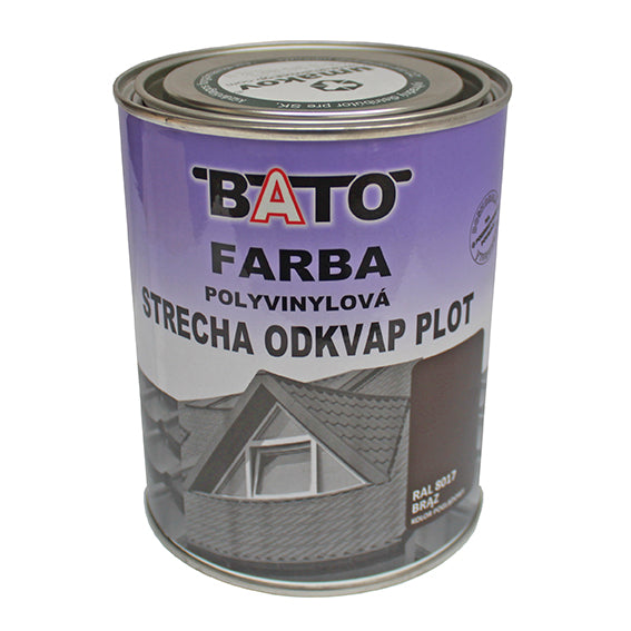 Barva polyvinylová, hnědá RAL8017 satin 1kg (0,8L)