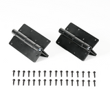 Aluminum Self-Closing Hinges with High Load Capacity – Black