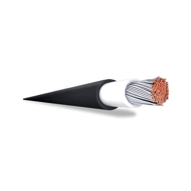 Vodič ohybný solárny 1x4mm/100m bezhalog. čierny