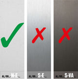 Kotvení boční - sklo AL/ELOX, 90° in