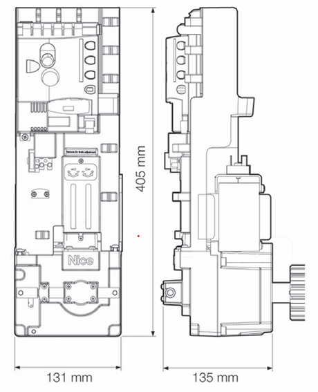Nereverzný elektromechanický pohon