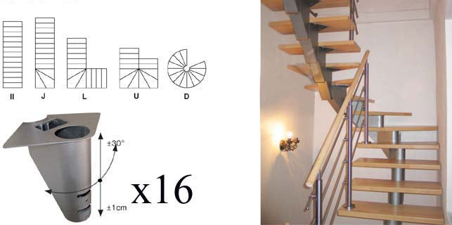 Schodiště SEGMENT sada V 3040-2740mm