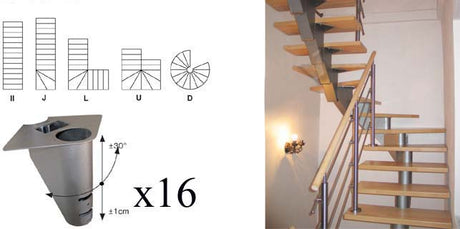 Schodiště SEGMENT sada V 3040-2740mm