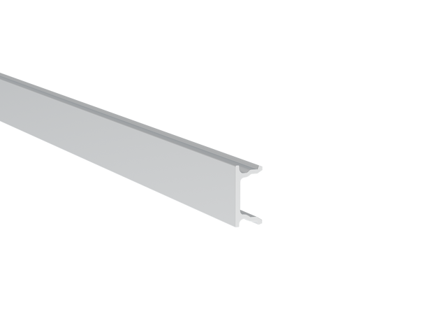 Krycí lišta pro samonosný skleněný přístřešek