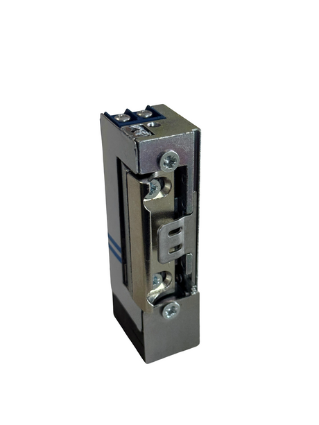 Zámok elektromagnetický s pomocným kontaktom, bez pamäte 12-24V AC/DC
