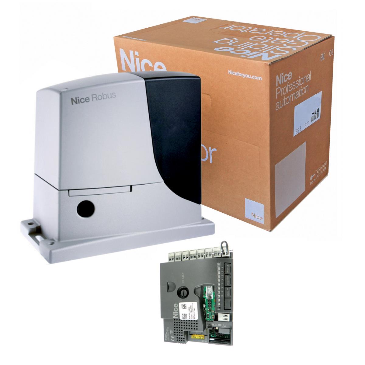 NICE pohon pro posuvné brány s elektronikou max. 600kg