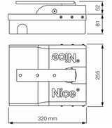 Sada podzemních pohonů pro dvoukřídlou bránu