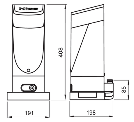 Sada pohonu NICE ROBUS400 set, max 400kg