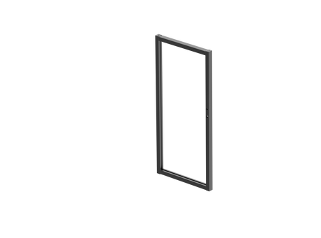 Aluminum Gate Frame 1.025x1.85m, Anthracite R7016 - SET