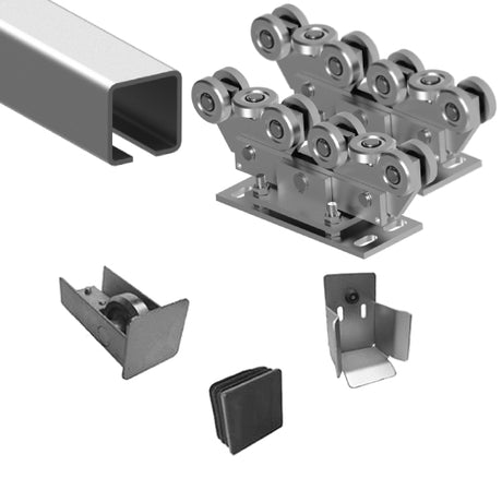 Sestava pro posuvnou bránu SV-80x80Zn heavy