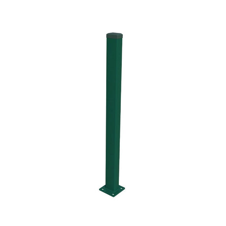 Jeklový sloupek s patkou ZnPVC RAL6005 40x60x1800