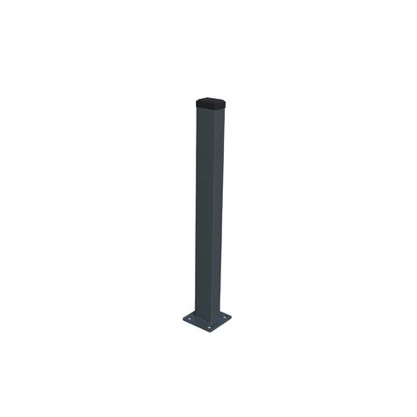 Jeklový sloupek s patkou ZnPVC RAL 7016 40x60x1200