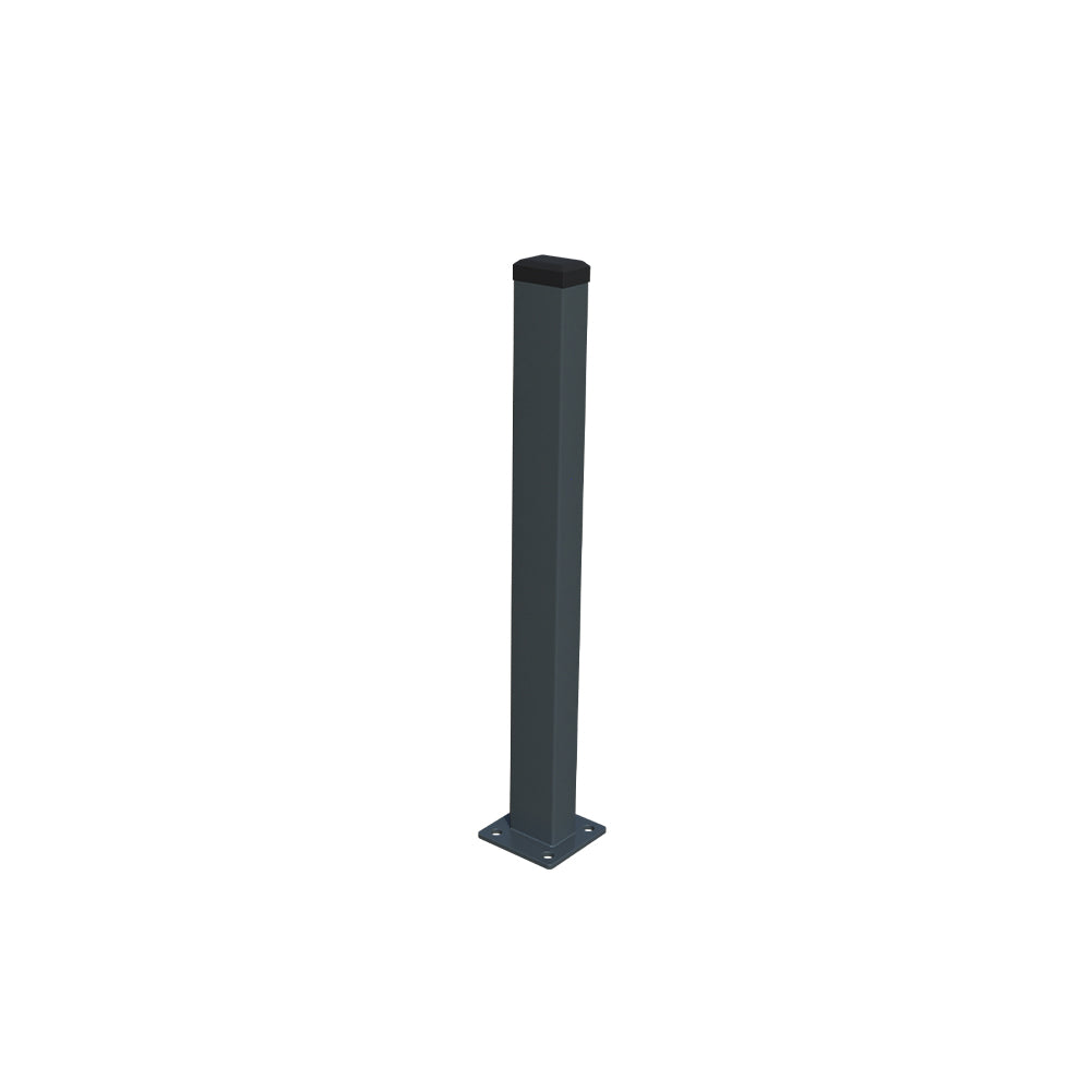 Jeklový sloupek s patkou ZnPVC 40x60x1400mm