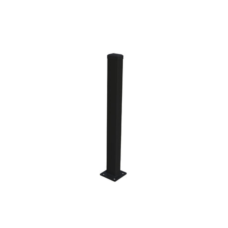 Stĺpik 60x40mm s pätkou ZnPVC 1800mm čierna