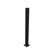Stĺpik 60x40mm s pätkou ZnPVC 1800mm čierna matná