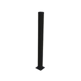Stĺpik 60x40mm s pätkou ZnPVC 1800mm čierna matná