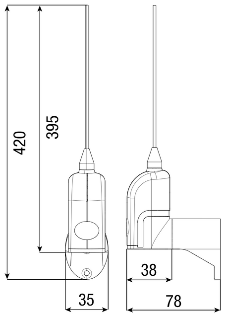 Anténa TA-862N - príslušenství pro pohony CAME 868