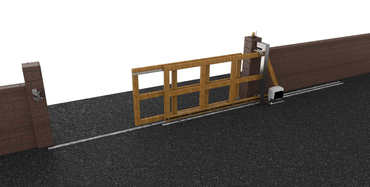 Teleskopický systém pro kol. bránu do 15m, 2dílná