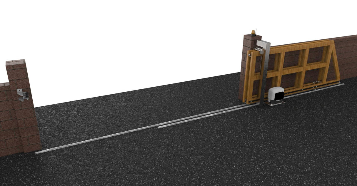 Teleskopický systém pro kol. bránu do 15m, 2dílná