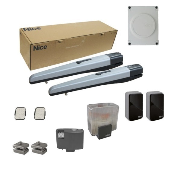 Nice pohon pro dvoukřídlou bránu, sada s fotobuňkami