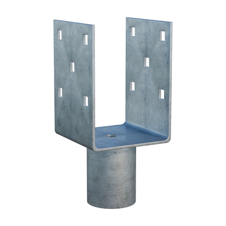 Nástavec na zemní vrut Zn "U" 90x90x120x52mm