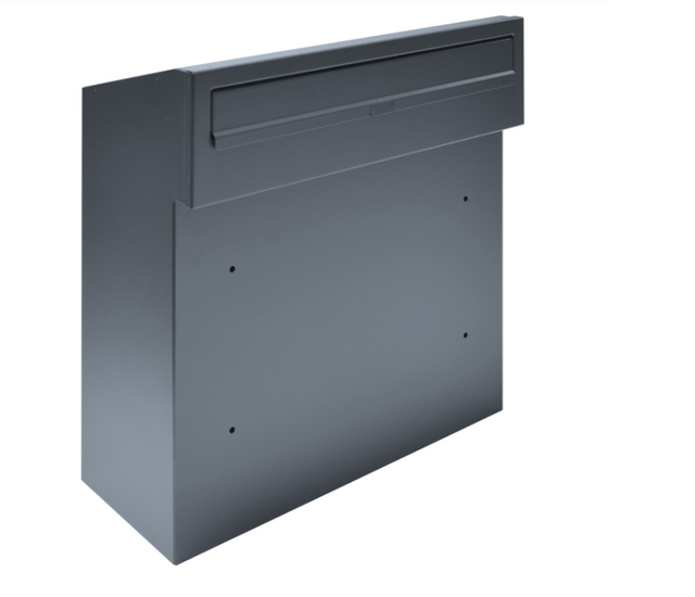 Built-in Mailbox, Galvanized Steel, Anthracite