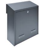 Built-in Mailbox, Galvanized Steel, Anthracite