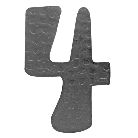 Číslice kovaná "4" h120, t2mm
