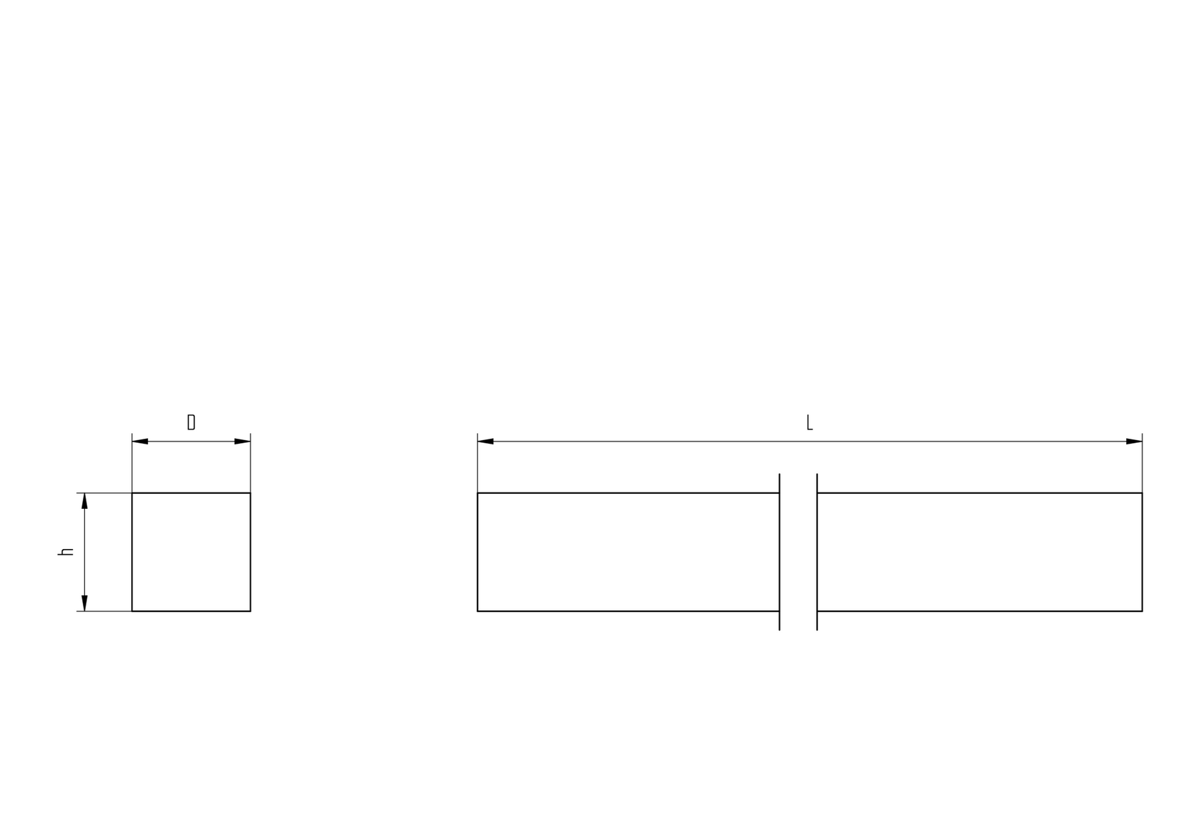 Dřevěné madlo DUB