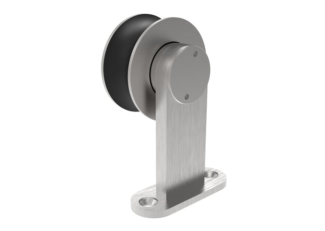 Posuv - vodítko spodní pro dřevěné dveře PVC