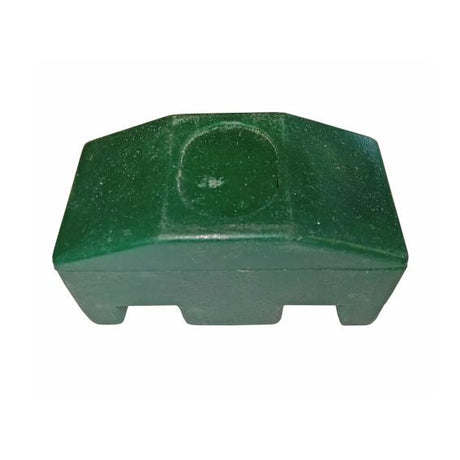 Úchyt na stĺpik 40x60mm PVC zelená