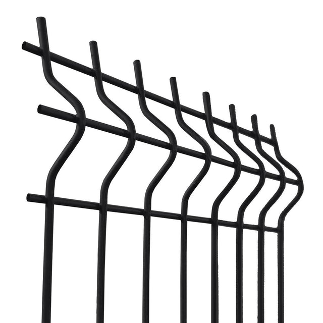 Svařovaný plotový panel 3D ZnPVC 2500x1730x4mm černá