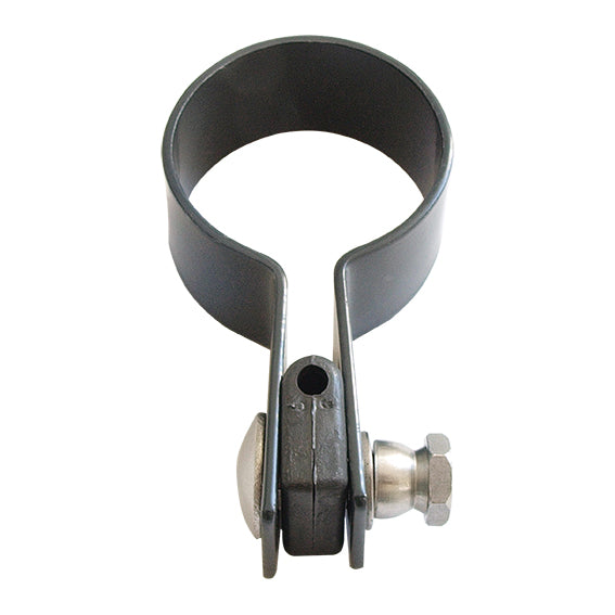 Objímka koncová na kulatý sloupek D48mm ZnPVC RAL