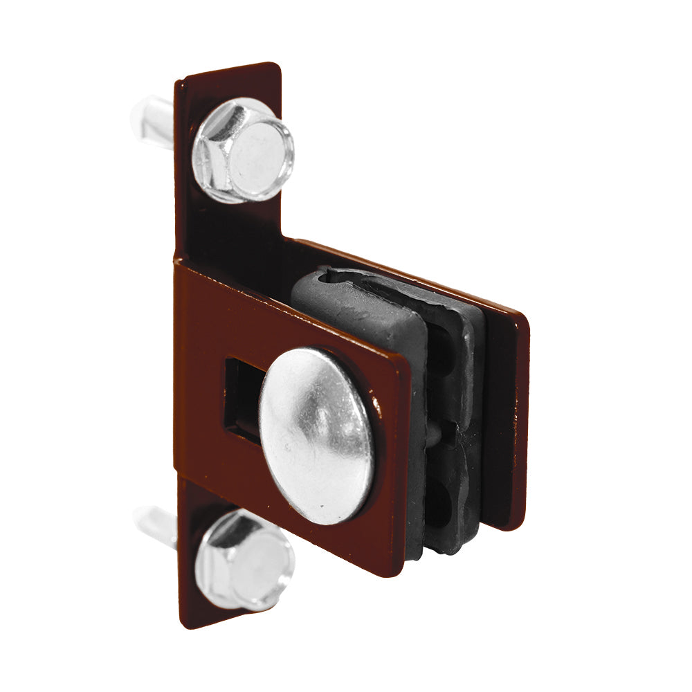 Príchytka zváraného panela U Strong ZnPVC hnedá