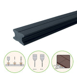 WPC plný podkladový hranol antracit 40x25x2900mm