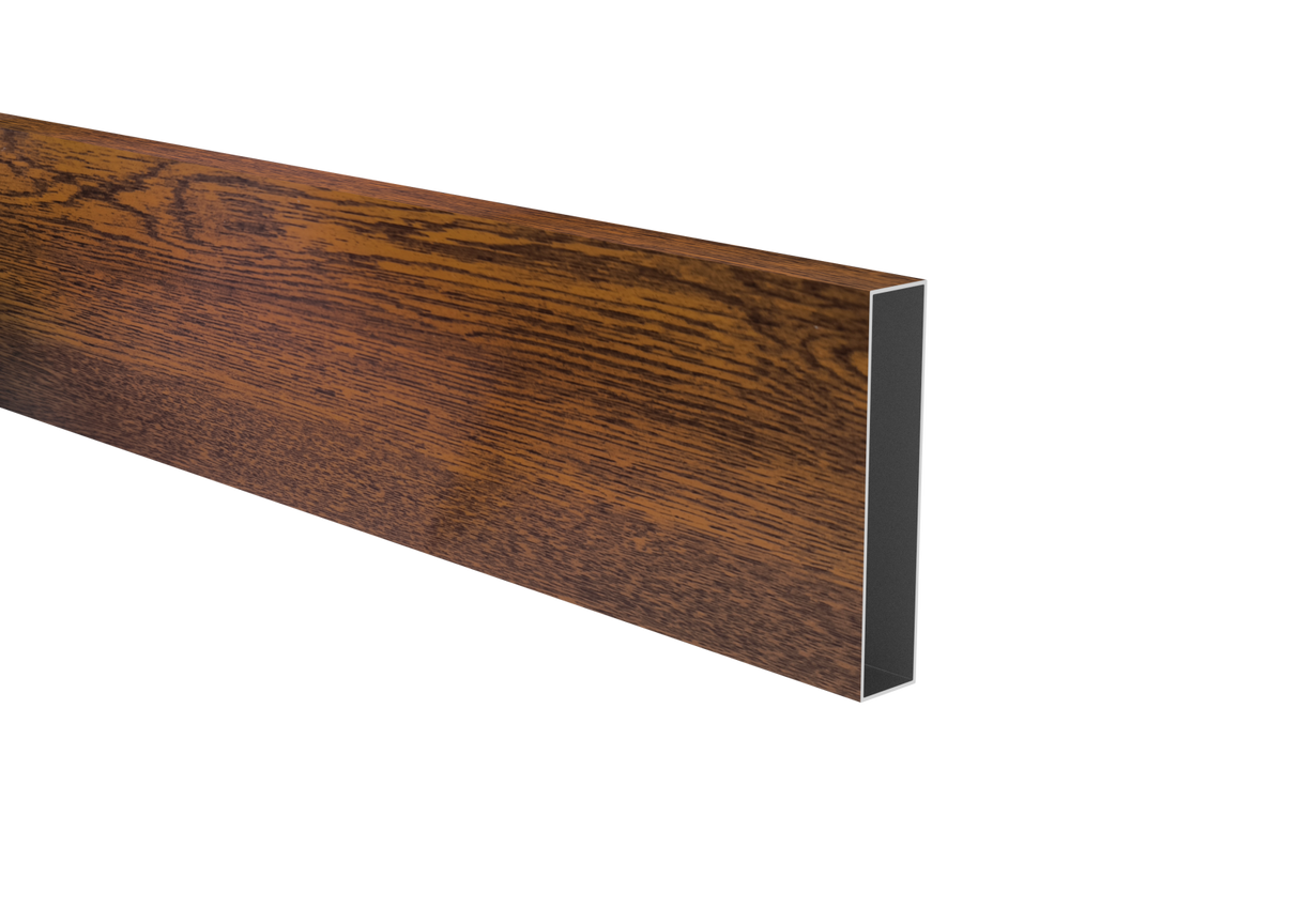 Hliníková plotová výplň 20x100x1,1-6000mm tmavý ořech