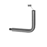 Držák madla-zeď AISI304, d12, M6, 80x75, M8 out