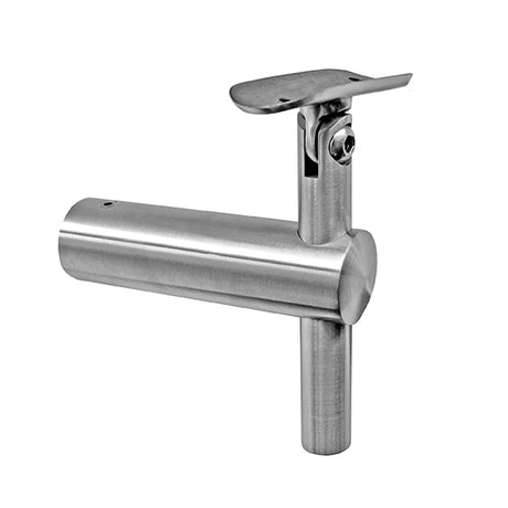 Držák madla JP výstředná AISI304, flat/42,4, b80,