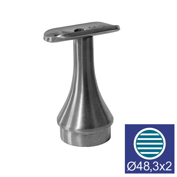 Nerezový držák plochého madla regulovatelný AISI30