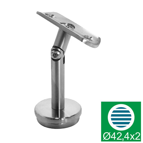 Držák madla AISI304, D42,4x2/d42,4x2mm