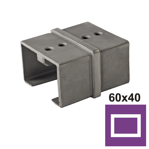 Madlo-držák skla-spojka JP AISI 316,60x40mm