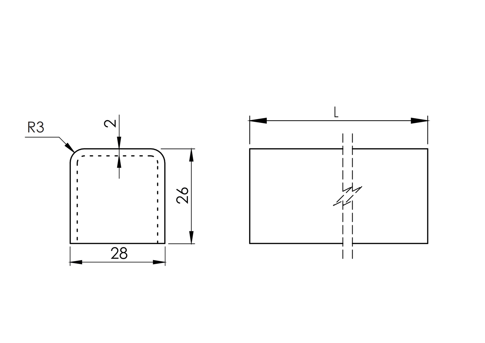 Ukončení skleněné výplně